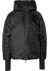 Ax-armani Women's Down Jackets  1436af16628-ne Fixed Hood In Black