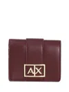 Ax-armani Women's Wallets  Xw000360af12039-bo In Burgundy
