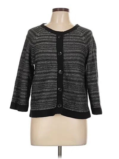 Pre-owned Axcess Cardigan Sweater In Black