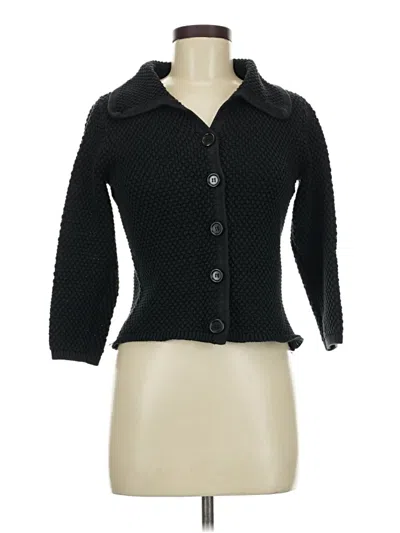 Pre-owned Axcess Cardigan Sweater In Black