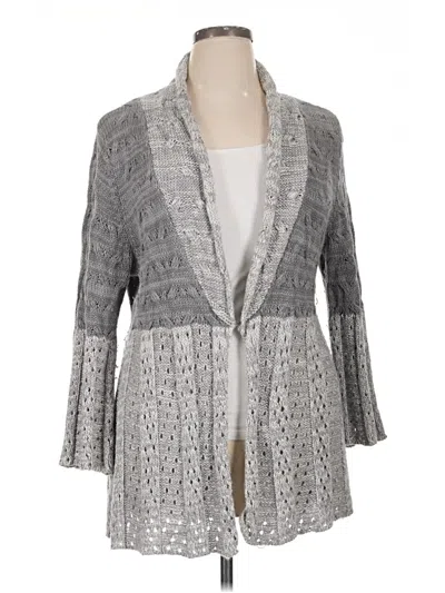 Pre-owned Axcess Cardigan Sweater In Gray