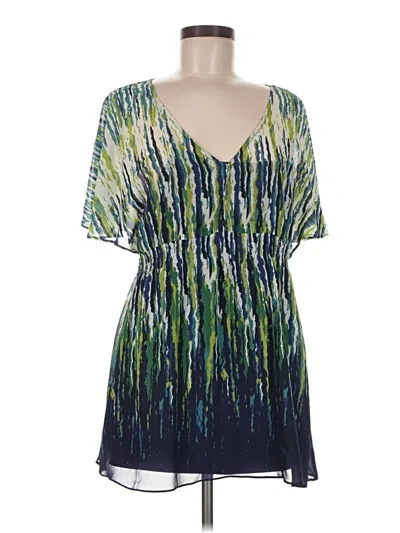 Pre-owned Axcess Casual Dress In Green