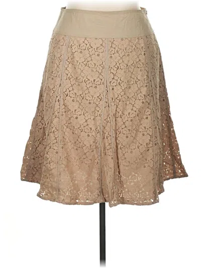 Pre-owned Axcess Casual Skirt In Tan