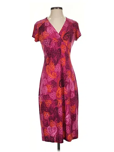 Pre-owned Axcess Cocktail Dress In Burgundy