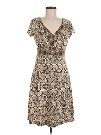 Pre-owned Axcess Cocktail Dress In Tan