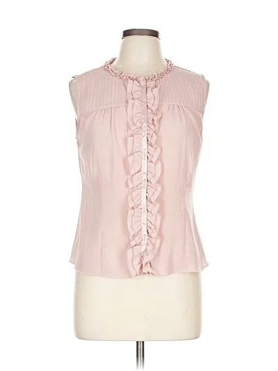 Pre-owned Axcess Sleeveless Blouse In Pink