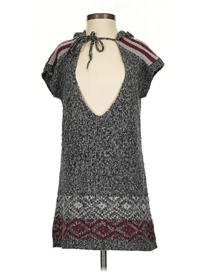 Pre-owned Axcess Sweater Vest In Gray