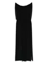Axel 113 Afterhours Slit Embellished Maxi Dress In Black