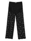Axel 113 Arialacepants Lace Trousers In Black