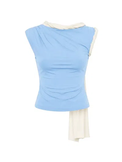 Axel 113 Hanni Twisted Top In Blue