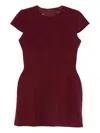 Axel 113 Icon Mini Dress In Burgundy