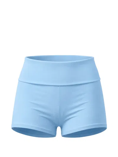 Axel 113 Micro Foldover Shorts In Blue