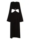 Axel 113 Sunset Cut-out Maxi Dress In Black