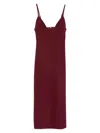 Axel 113 Tess Spaghetti-strap Midi Dress In Red