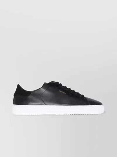 Axel Arigato 90 Clean Low-top Sneakers With Contrast Sole In White