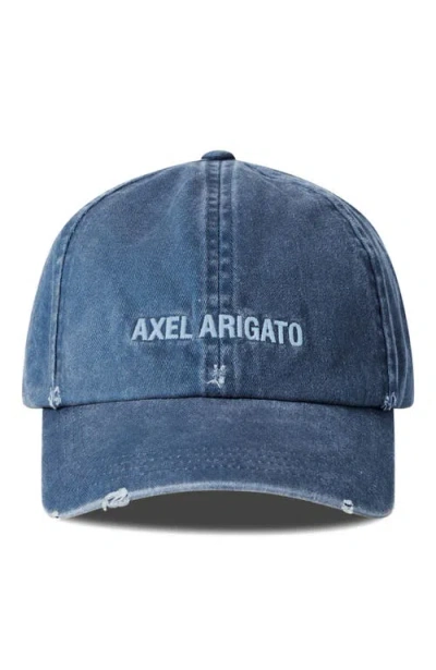 Axel Arigato Aa Logo Cap In Blue
