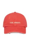 Axel Arigato Aa Logo-embroidered Distressed Cap In Orange