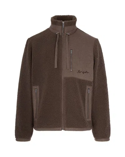 AXEL ARIGATO ALPINE FLEECE JACKET WITH CONTRAST PANELS