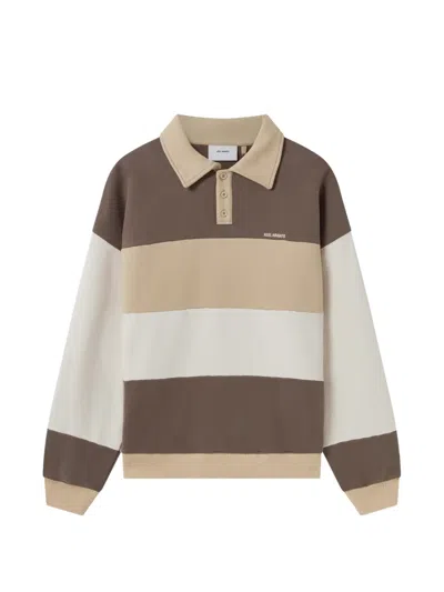 Axel Arigato Anchor Horizontal-stripe Sweater In Multi