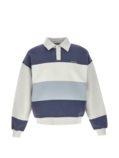 Axel Arigato Anchor Striped Polo Shirt In Multi