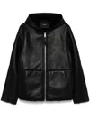 Axel Arigato Angus Shearling Jacket In Black