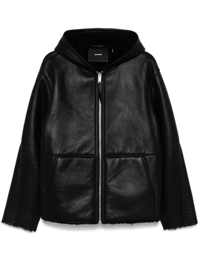 Axel Arigato Angus Shearling Jacket In Black