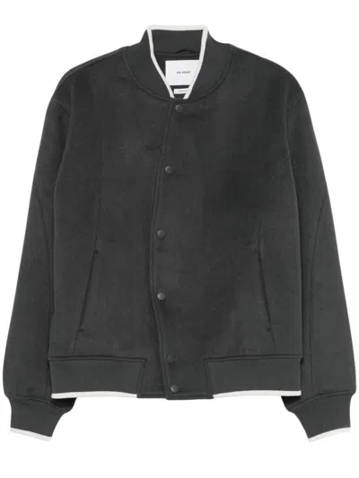 Axel Arigato Anthracite Grey Typo Varsity Jacket