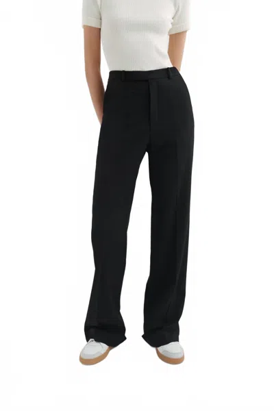 Axel Arigato Arch Twill Slit Trouser In Black