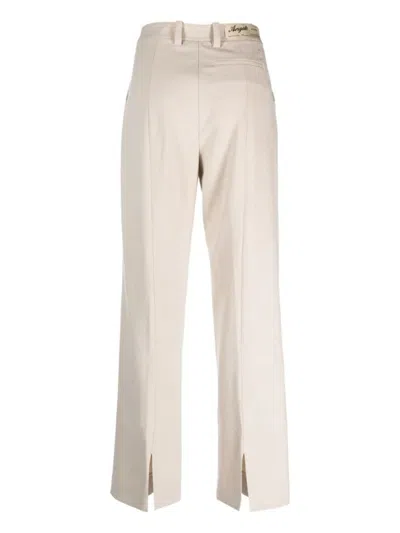 Axel Arigato Arch Twill Slit Trouser In Neutral