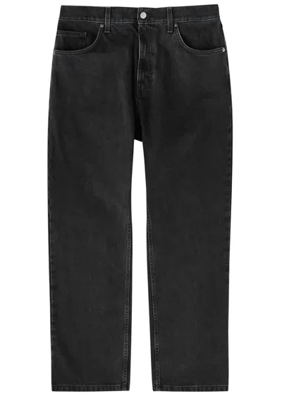Axel Arigato Archive Straight-leg Jeans In Black