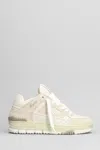 Axel Arigato Area Lo Fluffy Sneakers In Beige Suede In Neutral