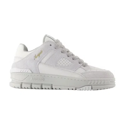 Axel Arigato Area Lo Fluffy Sneakers In White