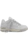Axel Arigato Area Lo Perforated Leather Sneakers In White