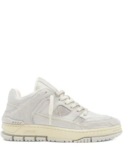 Axel Arigato Area Lo Leather Sneakers In Gray
