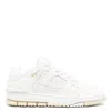 Axel Arigato Stitching Design High-top Casual Shoes In White/beige