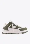 Axel Arigato Area Lo Low-top Leather Sneakers In Green