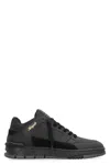 Axel Arigato Low-top Sneakers With Suede Accents And Gold Branding In Black