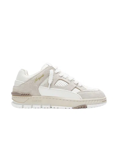 Axel Arigato Area Lo Panelled Sneakers In White