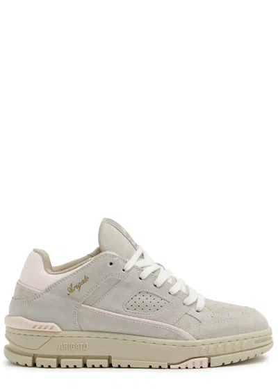 Axel Arigato Area Lo Panelled Suede Sneakers In Grey