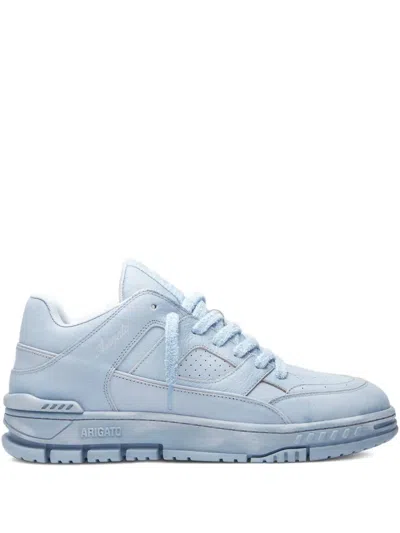 Axel Arigato Area Lo Perforated Leather Sneakers In Blue