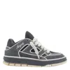 Axel Arigato Area Lo Piping Sneakers In Gray