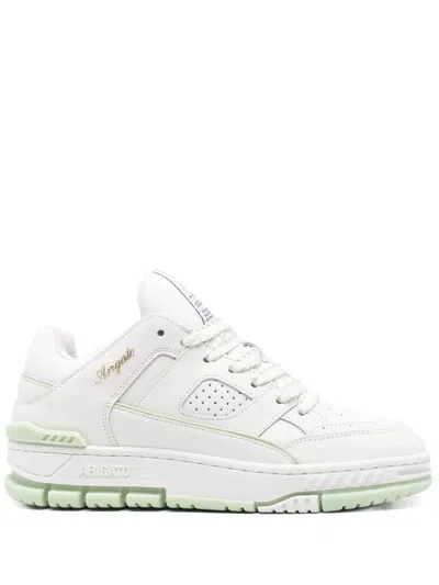 Axel Arigato Area Lo Sneaker In Off White/lt Green