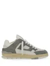 Axel Arigato 'area Lo' Grey Low Top Sneakers With Logo Patch On The Tongue And Chunky Sole