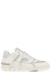 Axel Arigato Area Lo Beige Low Top Sneakers With Logo Patch On The Tongue And Chunky Sole In Leather Man In Neutral