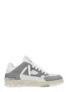 Axel Arigato 'area Lo' Grey Low Top Sneakers With Logo Patch On The Tongue And Chunky Sole In Gray