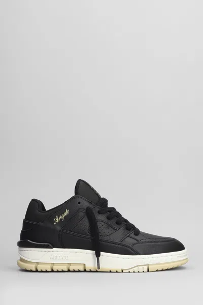 Axel Arigato Area Lo Sneaker Sneakers In Black Leather In Schwarz