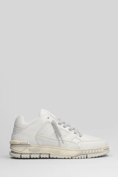 Axel Arigato Area Lo Sneaker Sneakers In Grey Leather In Gray