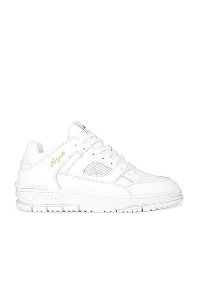 Axel Arigato Area Lo Leather Sneakers In White