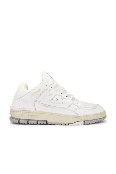 Axel Arigato Area Lo Sneaker In White & Off White