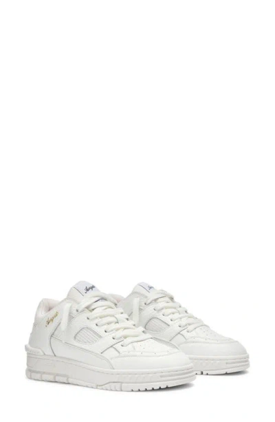 Axel Arigato Area Lo Sneaker In White / White